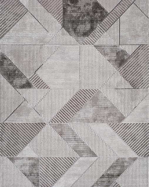 Alfombra Geométrica Artist 23347 Gris