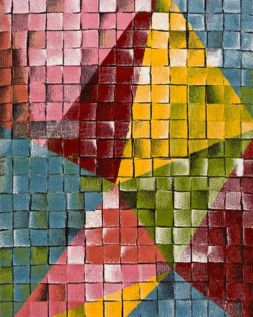Alfombra Patchwork de Arte Abstracto Moar 16470 Multi