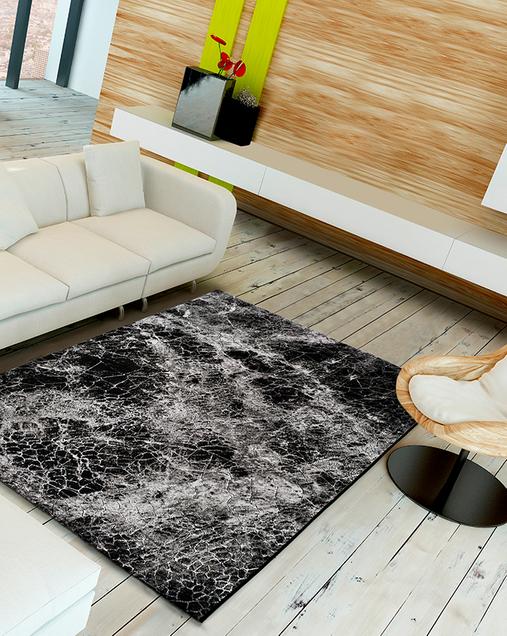 Abstract art rug Tebas 50003 Grey