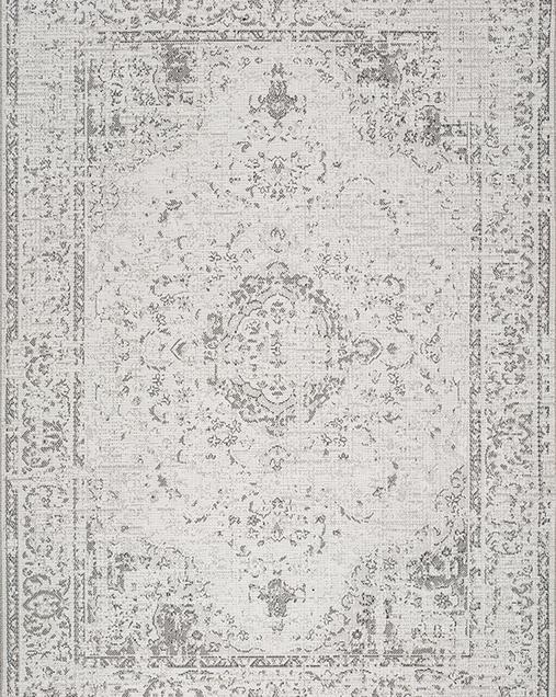 Alfombra Tradicional con toque Vintage Weave 8148 Gris